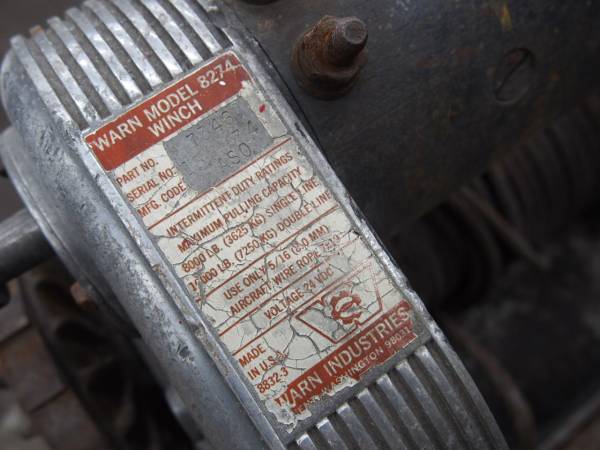 WARN ウォーン 8274 中古ウインチ ジャンク 売切り！