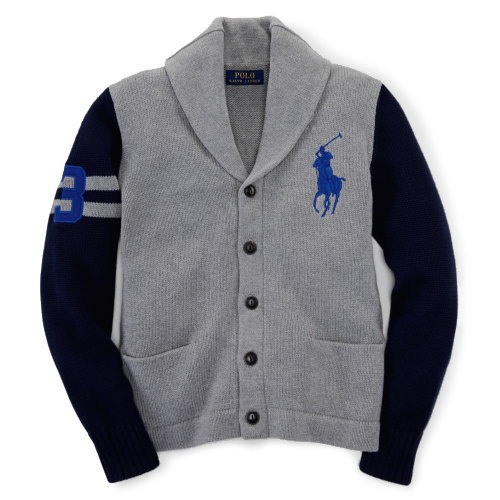 新品☆ラルフローレン Big Pony カーディガン セーター 150 M