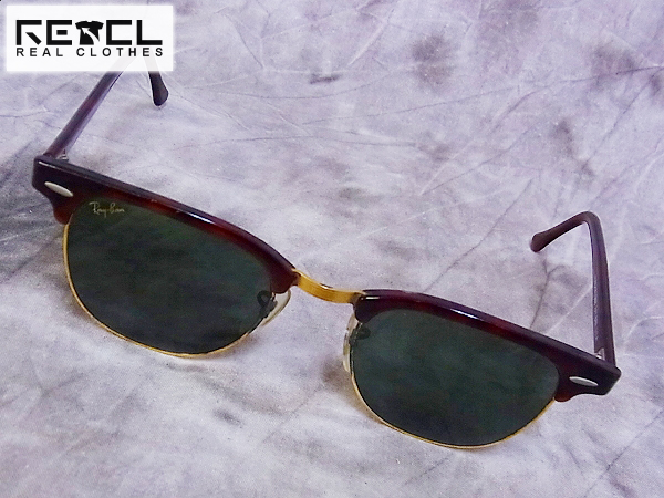 RayBan/レイバン B&L社製 クラブマスター サングラス W0366