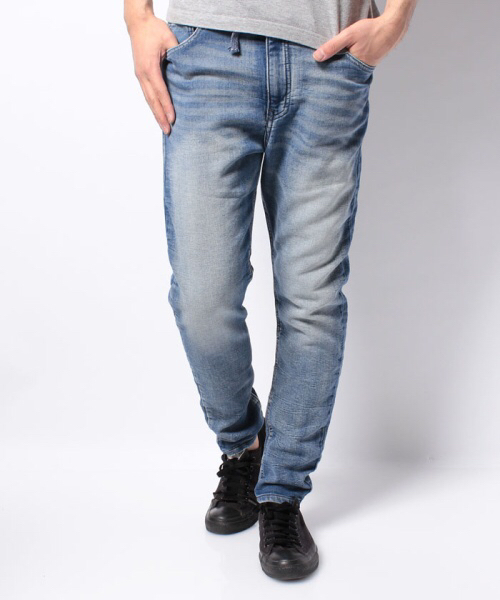 AZUL アズール スキニーデニムスウェットパンツＬ検ロンハーマン