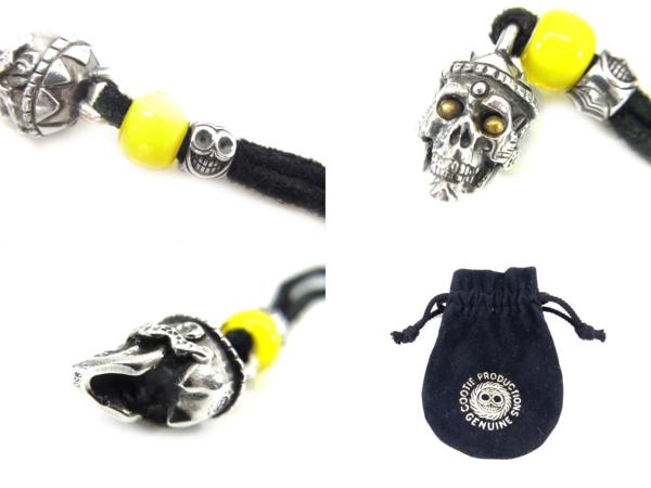 クーティー×マジカルデザインチベタンモンクスカルネックレス