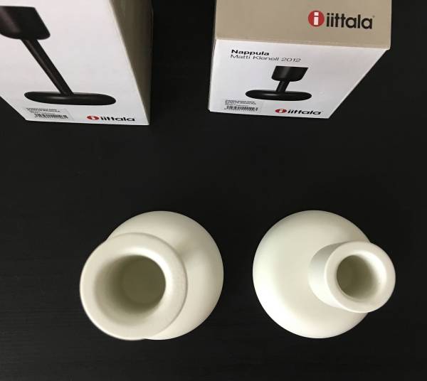 大小2点 iittala Nappula イッタラ ナップラ キャンドルホルダー