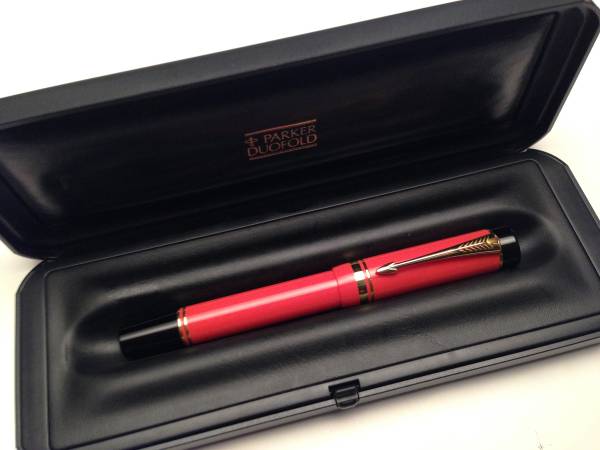 ☆万年筆☆パーカー／PARKER DUO FOLD 18K 750 Parker Duofold 万年筆