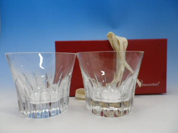 半価特販 1円～ バカラ Baccarat ロックグラス ペア B1017-16