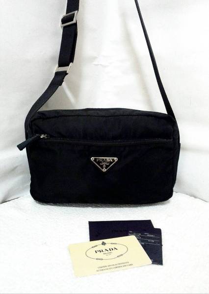 ★綺麗！プラダ ショルダーバック 阪急購入ギャラ付き★