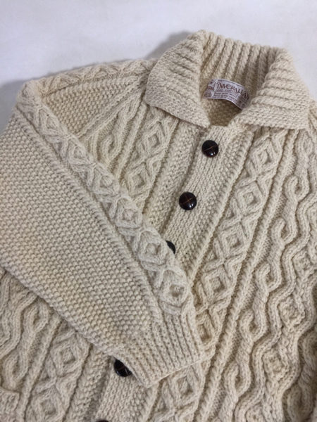 INVERALLAN インバーアラン アランニット カーディガン美品