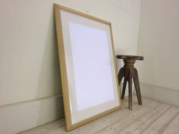 古い木製フレームQ216　　　　　　　　　　　アンティーク額縁