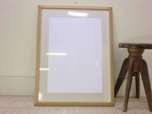 古い木製フレームQ216　　　　　　　　　　　アンティーク額縁