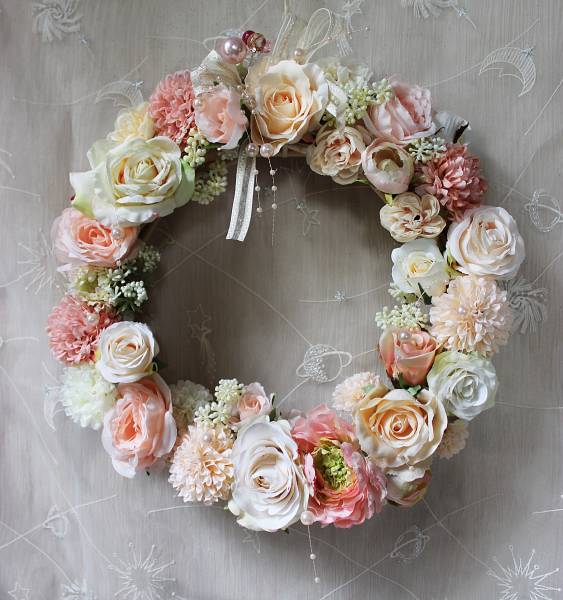 あどりぶ＊やさしい色のリース