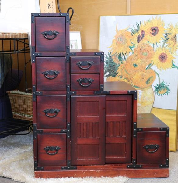 時代箪笥 タンス 和家具 民芸家具 階段箪笥