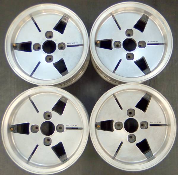 超レア！アドバン ホイール 6J-14+15? 4/114 旧車など