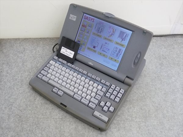 整備済 富士通☆カラー液晶ワープロ OASYS☆LX-C300 管SL2207 ワープロ