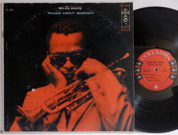 ★初回誤植ラベル！USオリジ／MONO／深溝／マト1:1／マイルス・デイヴィス レア US盤 MONO DG 6 eyes MILES DAVIS `Round about midnight DAVIS