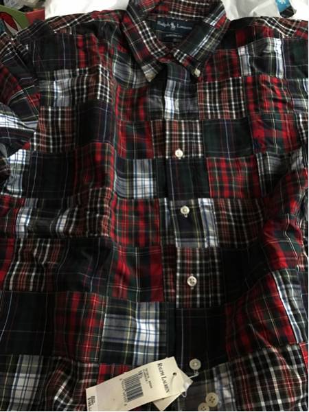 Ralph Lauren パッチワーク L ラルフローレン シャツ XL 正規品