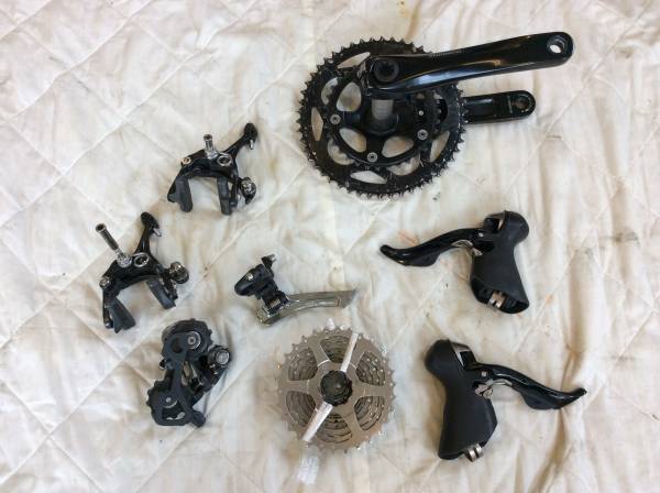 シマノ ○105（ほぼ5700系）パーツセット SHIMANO 105 コンポーネント