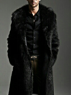 【新品】フェイク ファー ジャケット XXL ブラック 