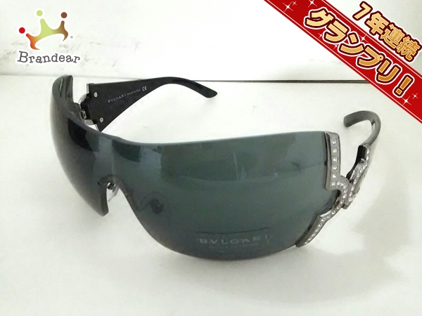 ブルガリ サングラス 651-B 黒×シルバー BVLGARI