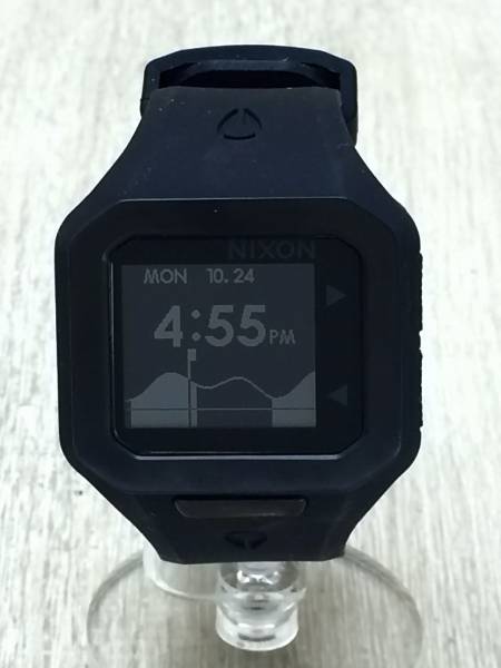 nixon◆腕時計/デジタル/スクウェア/ボタン擦れアリ/the super…