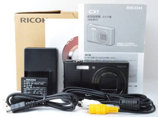 訳あり】RICOH CX1 コンパクトデジタルカメラ 本体 RICOH CX1