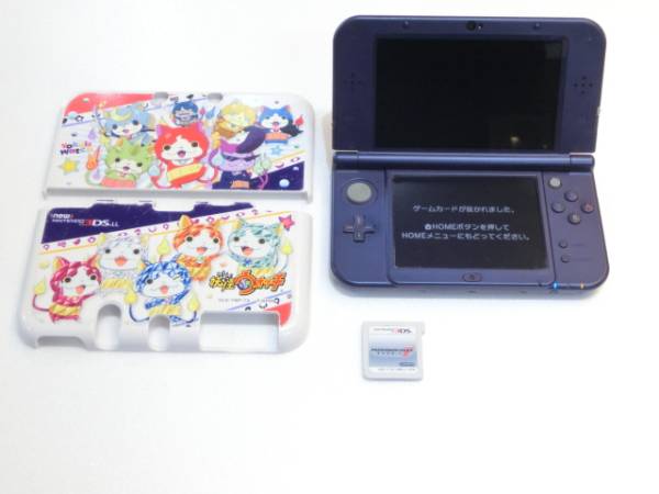 ゲーム Nintendo 3DS LL ブルー/カード/ソフトセット/ 動作品/