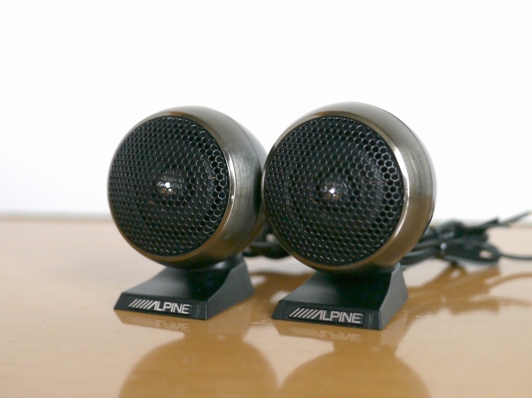 ALPINE DDLiner スピーカー 赤色 配線付きddl-r17s ALPINE アルパイン