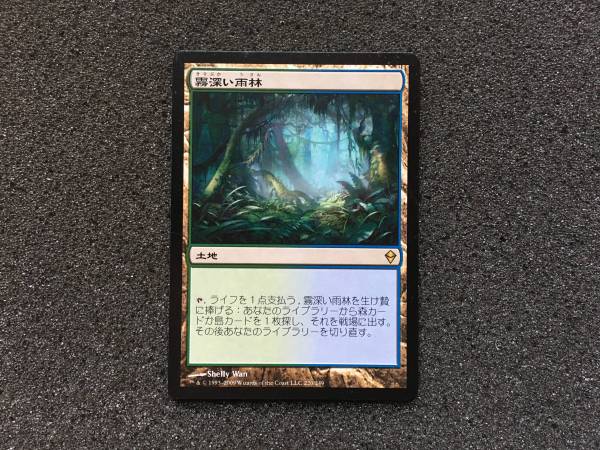 MTG 霧深い雨林 Misty Rainforest MH2 日本語版｜Yahoo!フリマ MTG「霧