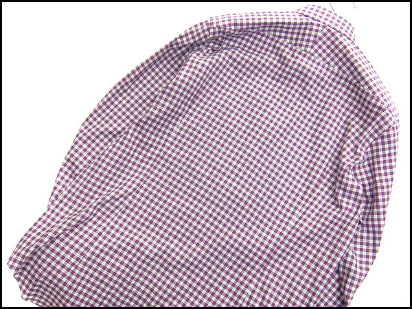 新品 マッキントッシュロンドン 微起毛ネルシャツM紫★I17539