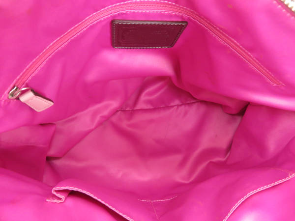 1円 美品 コーチ シグネチャー ショルダー トートバッグ DM398