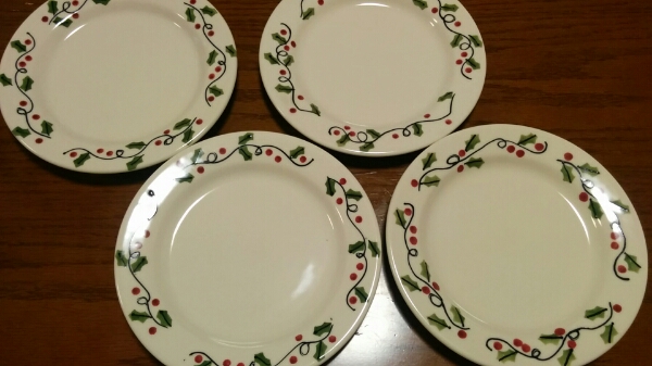 新品☆スターバックス 限定クリスマスプレート4枚組　非売品