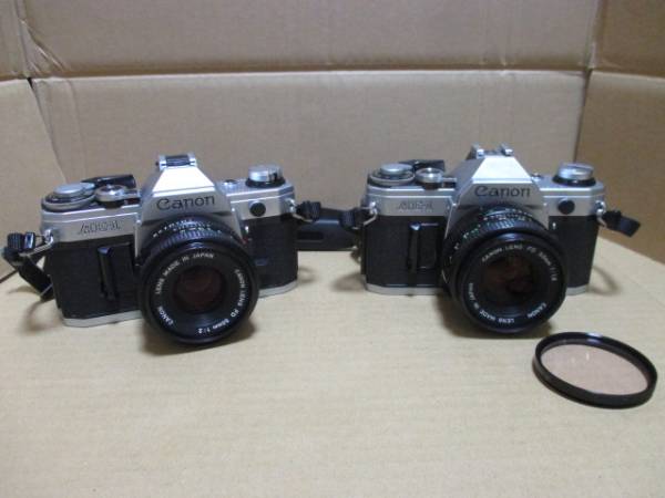 訳あり キャノン P とキャノン 50mm f1.8 カメラ、光学機器 【訳あり品/外観良品】キャノン Canon AE-1 / FD