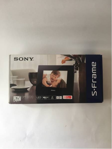 新品 SONY S-Frame デジタルフォトフレーム DPF-D720 レッド
