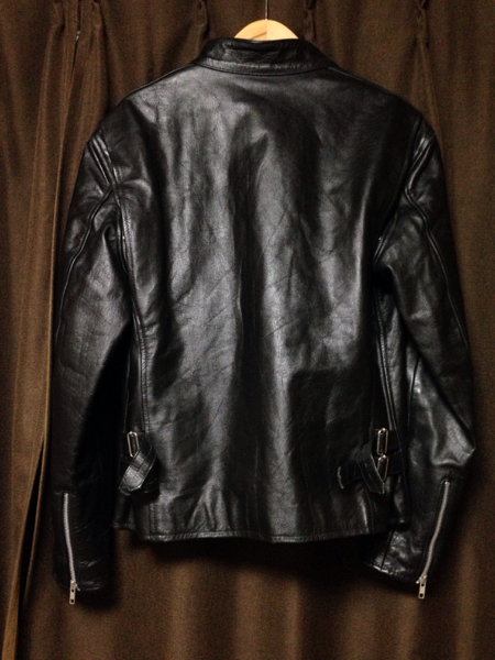 HORN WORKS シングルライダース レザージャケット 本革 大きい4L