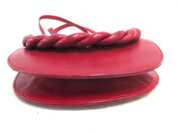 バレンチノガラバーニ ショルダーバッグ レッド レザー