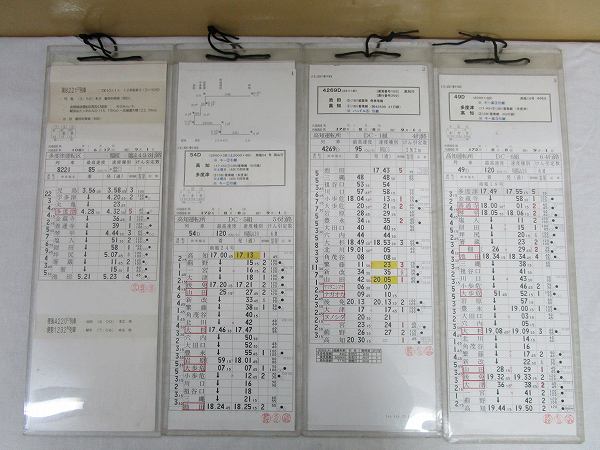 JR四国 運転士時刻表 スタフ しおかぜ 14号 しおかぜ」「いしづち