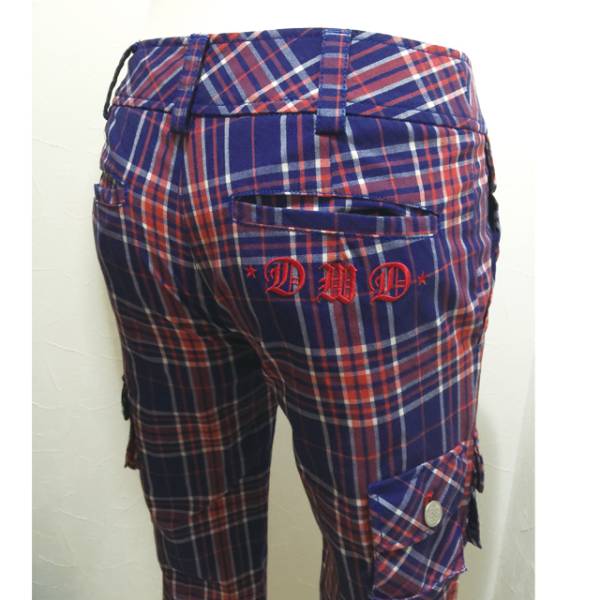 DANCE WITH DRAGON ドラゴン チェック柄 カーゴパンツ 1 ゴルフ
