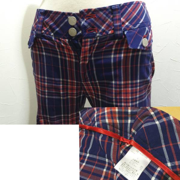 DANCE WITH DRAGON ドラゴン チェック柄 カーゴパンツ 1 ゴルフ