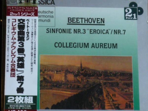 ベートーヴェン：交響曲第３・７番コレギウム・アウレウム合奏団