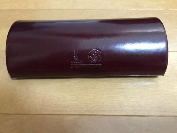 オリーチェレザーメガネケース （バーガンディ）中古