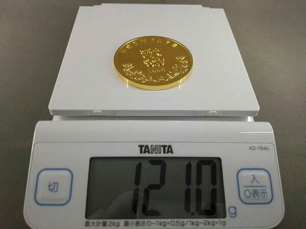 平成7年7月7日記念 120g金貨 メダル 純金 地金 資産 K24 【公式通販】