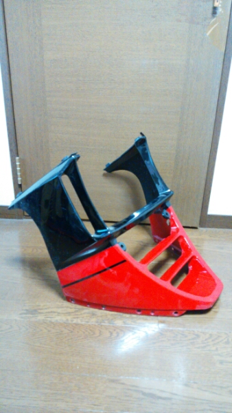 美品！純正GPZ900Rセンターカウル 黒赤 