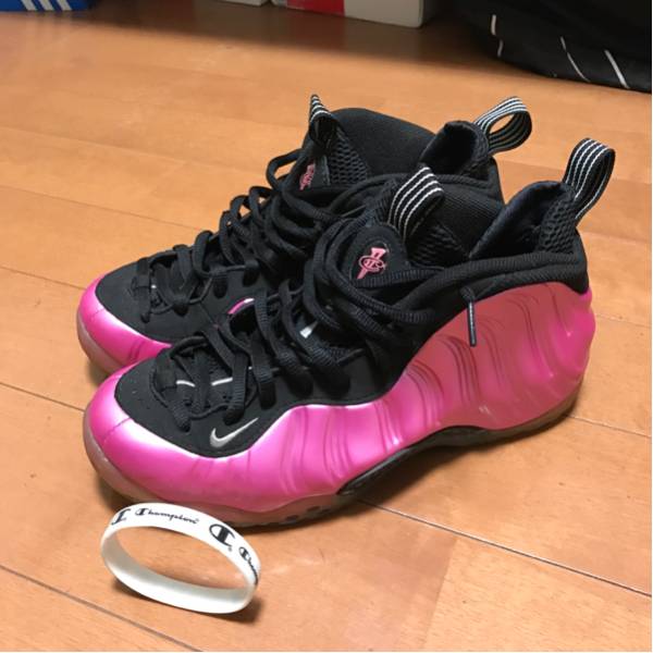 【美中古】NIKE AIR FOAMPOSITE 26cm ピンク pink 人気 稀少