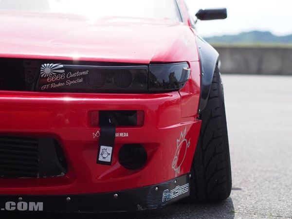 MOZE汎用オーバーフェンダー4枚　ミサイルマン50+　送料無料！