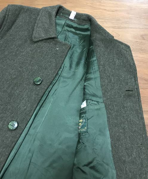 ★「ステンカラー コート」①★ 独逸 Hirschberg ★混紡《美品》