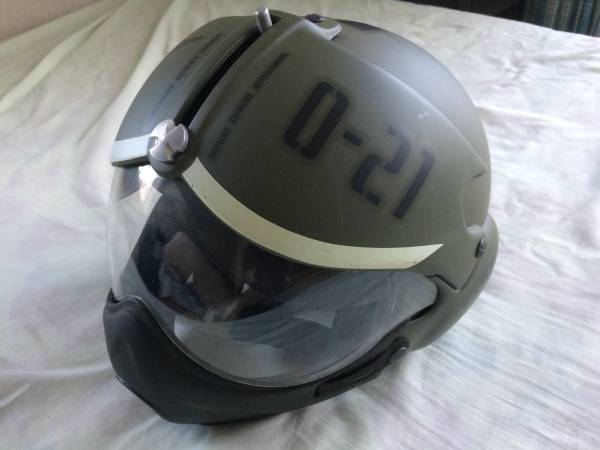 OSBE ヘリパイロットヘルメット トップガンマスク付き_2