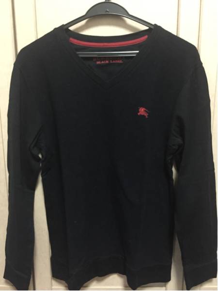 BLACK BURBERRY LABEL - バーバリーブラックレーベル Vネック メルカリ 