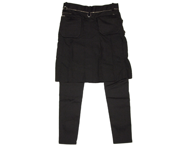 サイズ1 アンダーカバー 16ss SCAB スカート付パンツ 黒 ハギ(ボトムス
