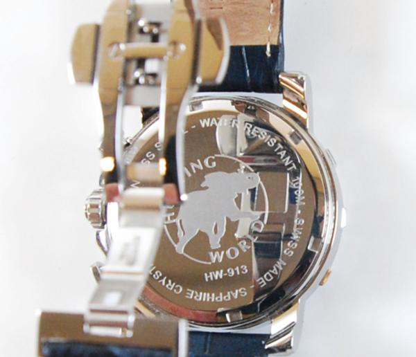 ■ハンティングワールド HW-913NV Dバックル シルバー 腕時計■