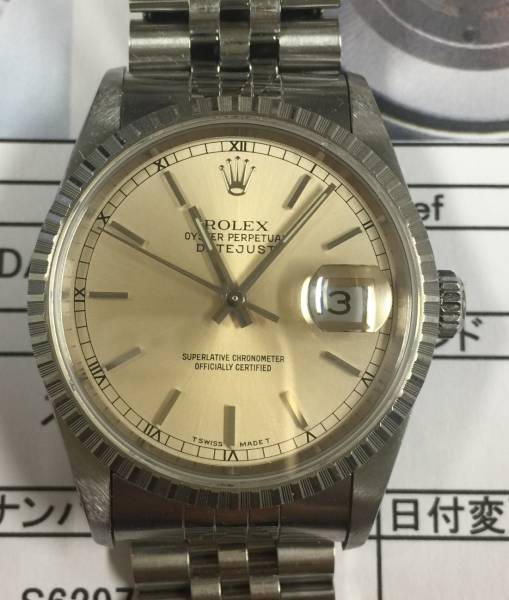 ROLEX ロレックス 16220 デイトジャストS番 OH済_2