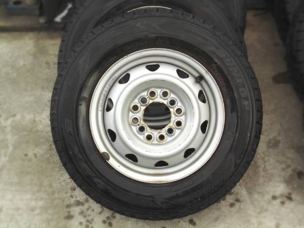 204) 145/80R12 4本 スタッドレス タイヤ バリ山 2013年製造
