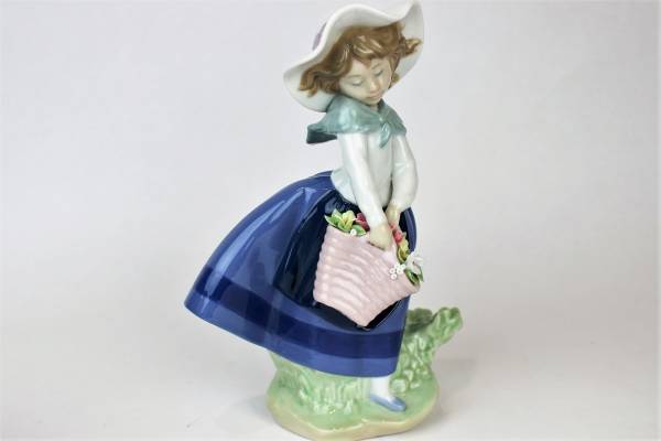 【LLADRO リヤドロ】5222 きれいな花ばかり【美品・箱付】